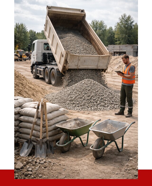 Доставка нерудных материалов в Магадане от 1227 руб. | ПРОНЕРУДМгд