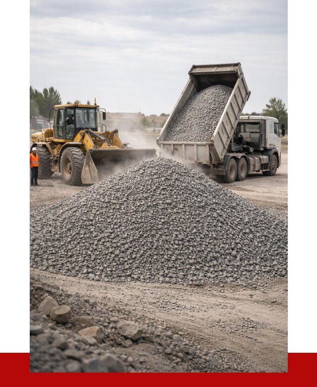 Купить щебень с доставкой в Магадане от 2556 руб. | ПРОНЕРУДМгд