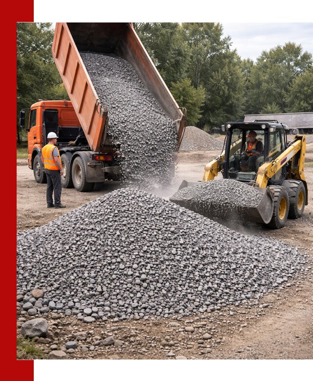 Купить гранитный щебень фракции 5–10 в Магадане с доставкой