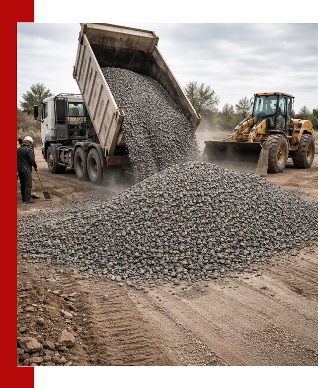 Гранитный щебень фракция 10-20 с доставкой в Магадане