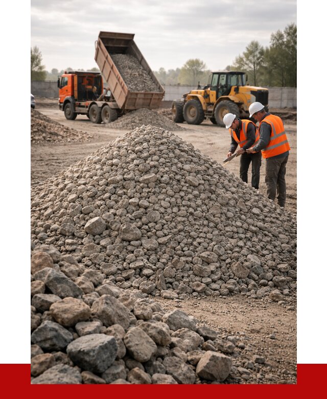 Гранитный щебень фракция 40-70 в Магадане от 2556 руб ПРОНЕРУДМгд