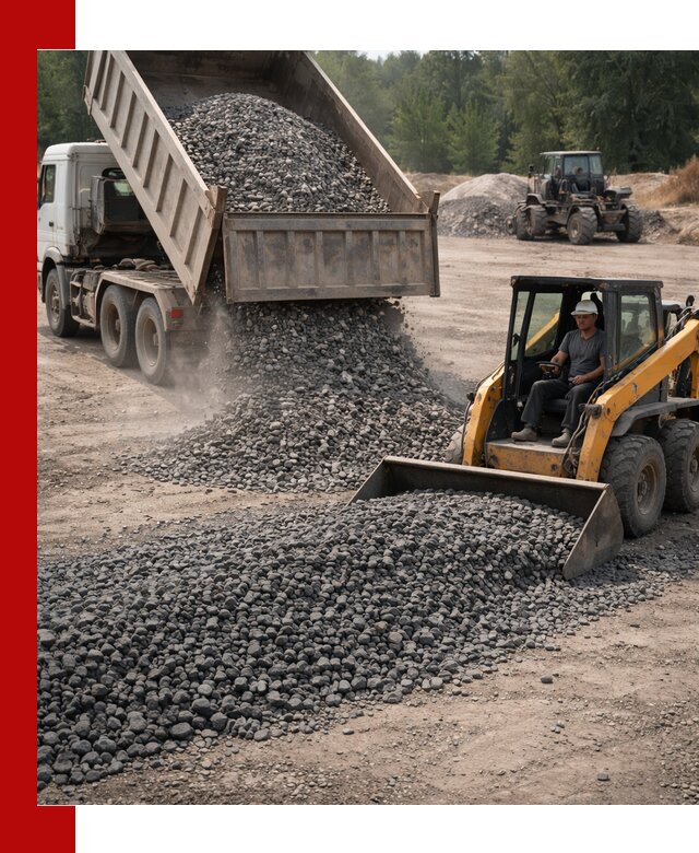 Гранитный щебень фракция 40-70 с доставкой в Магадане