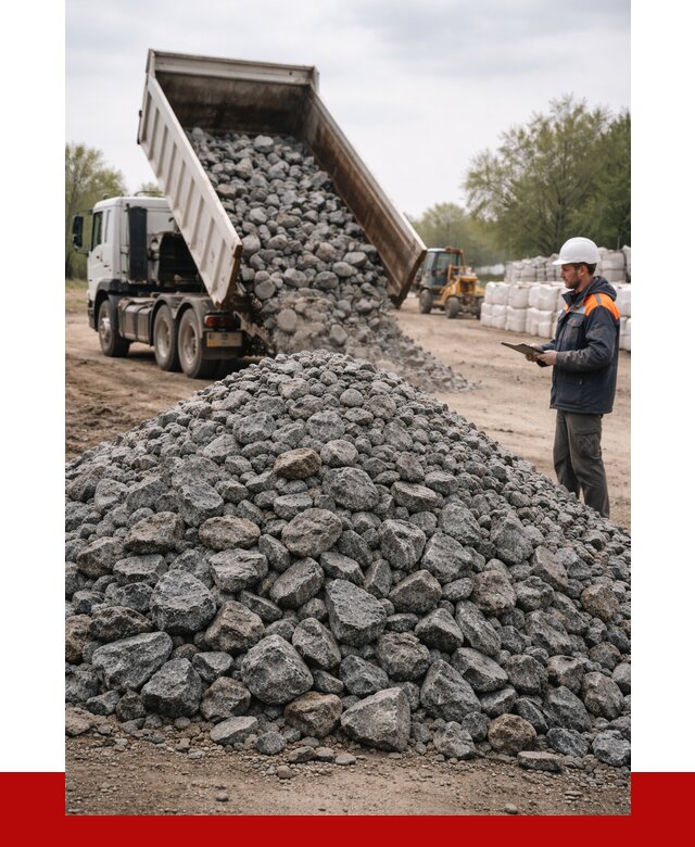 Гранитный щебень фракция 100-200 в Магадане от 4294 р. ПРОНЕРУДМгд