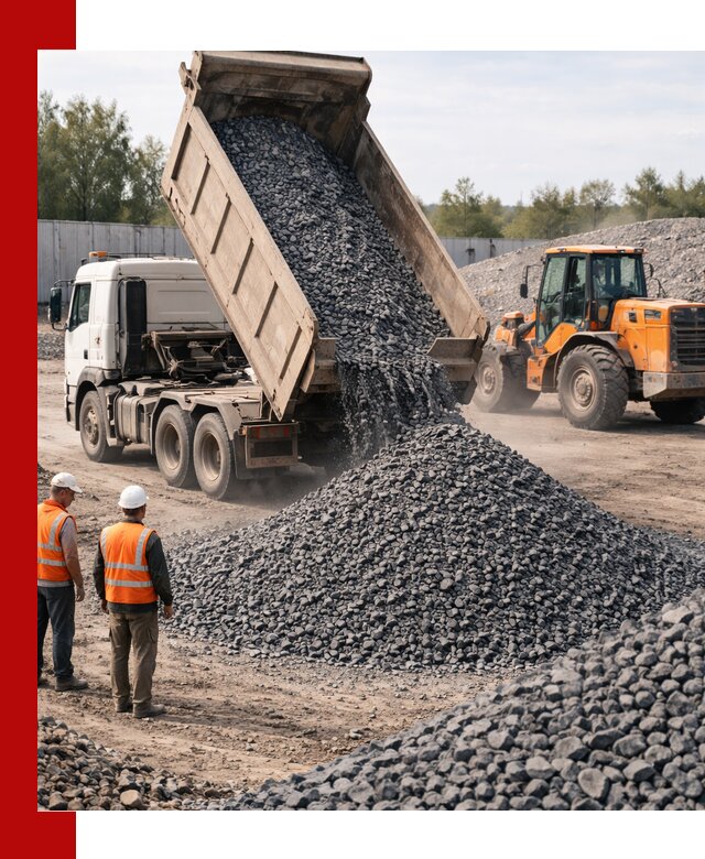Доставка и продажа щебня габбро-диабаза в Магадане