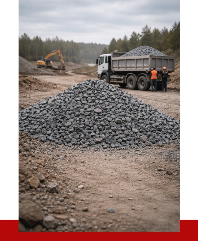 Щебень габбро диабаз фракция 40-70 в Магадане от 2249 р-ПРОНЕРУДМгд