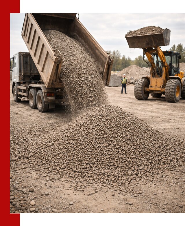 Гравийный щебень фракция 3–10 с доставкой в Магадане
