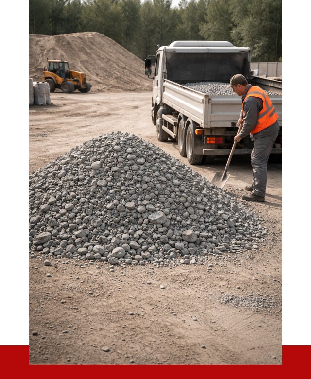 Гравийный щебень фракция 5-10 в Магадане от 2249 р. | ПРОНЕРУДМгд