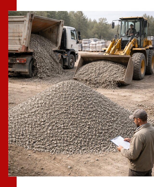 Гравийный щебень фракция 5–10 с доставкой в Магадане