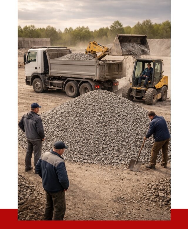 Гравийный щебень фракция 5-20 в Магадане от 2454 р. ПРОНЕРУДМгд