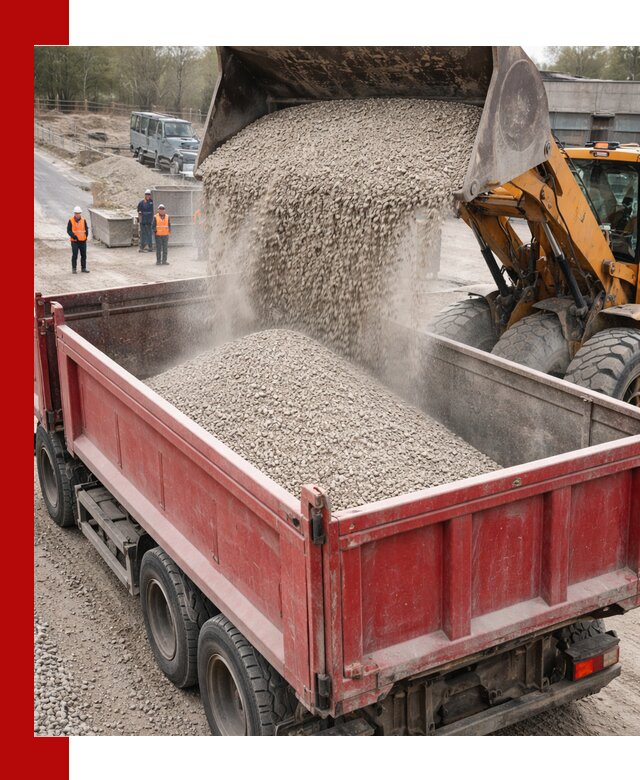 Купить известняковый щебень фракции 0-5 с доставкой в Магадане