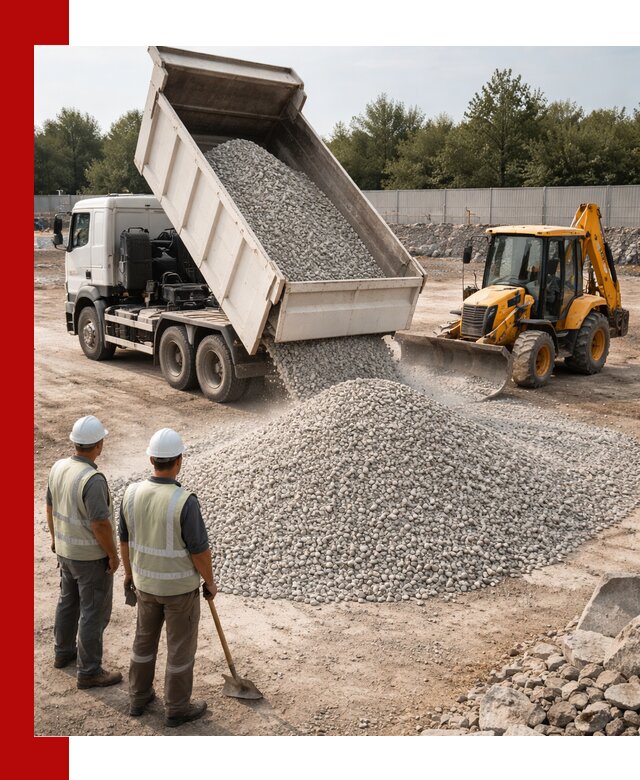 Купить известняковый щебень фракции 5–10 мм с доставкой в Магадане