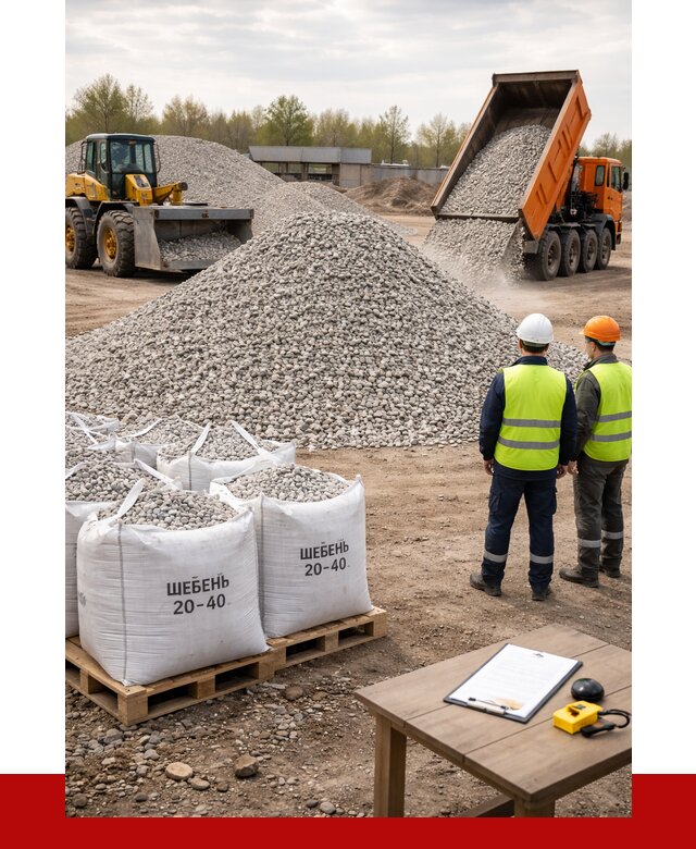 Известняковый щебень 20-40 в Магадане от 2147 р. ПРОНЕРУДМгд