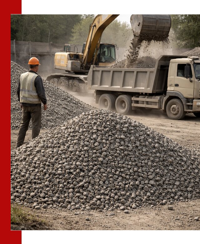 Шлаковый щебень фракция 5-20 с доставкой в Магадане