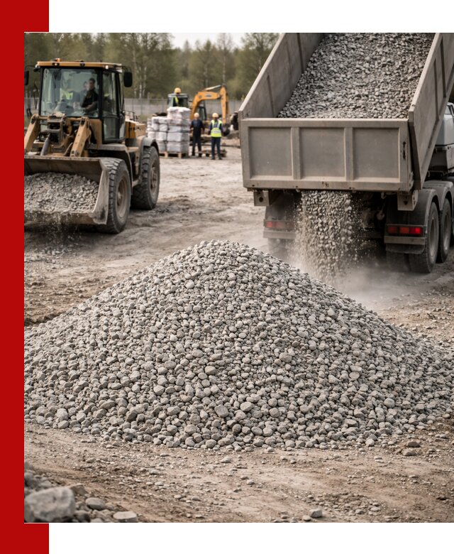 Вторичный щебень фракции 5-20 в Магадане — доставка и продажа крупнотоннажно