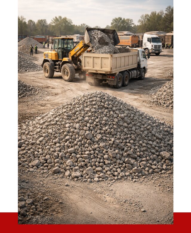 Вторичный щебень фракция 40-70 в Магадане от 1779 р, ПРОНЕРУДМгд