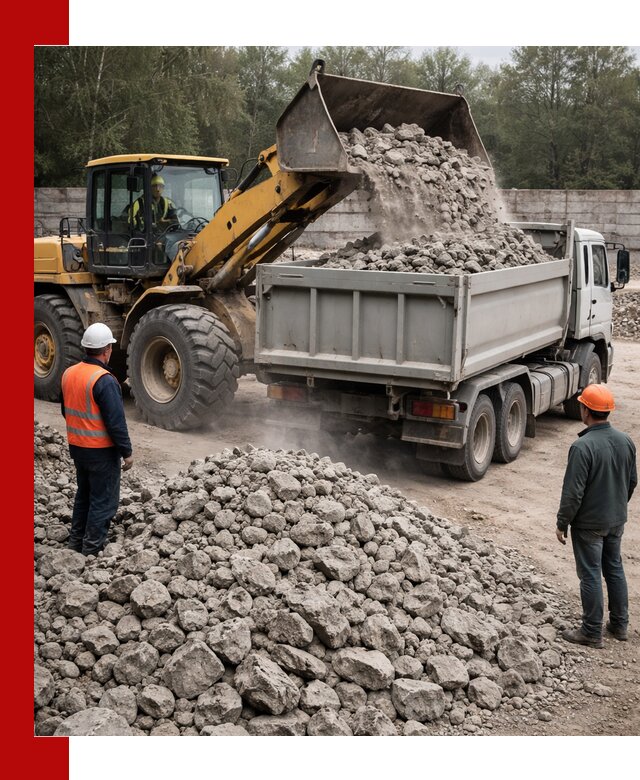 Вторичный щебень фракция 70–150 в Магадане с доставкой