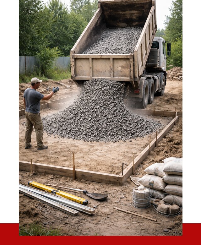 Купить щебень для фундамента в Магадане от 4600 р. | ПРОНЕРУДМгд
