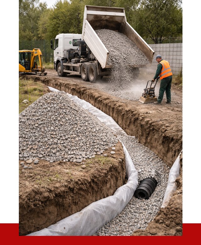 Щебень для дренажа в Магадане от 1891 р., ПРОНЕРУДМгд доставка