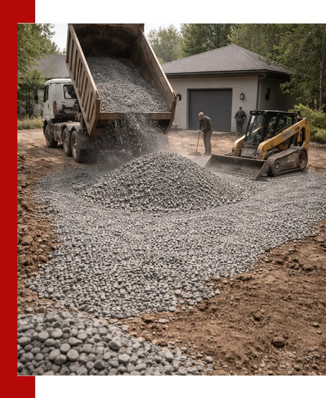 Щебень для парковки в Магадане: доставка и укладка качественного материала