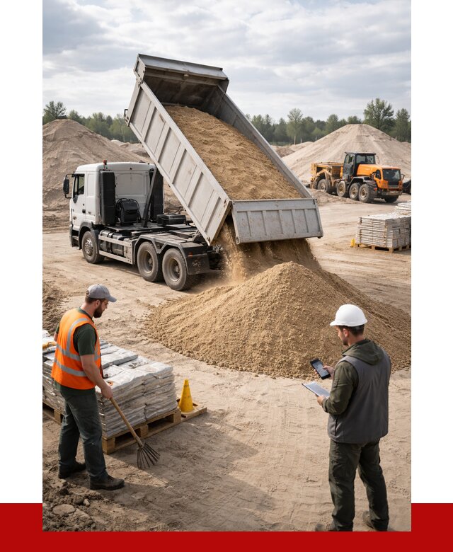 Карьерный песок с доставкой в Магадане от 3680 р. ПРОНЕРУДМгд