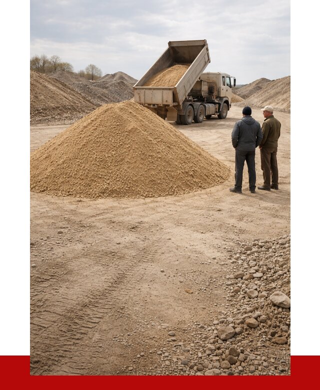 Карьерный песок крупнозернистый в Магадане от 8690 р | ПРОНЕРУДМгд