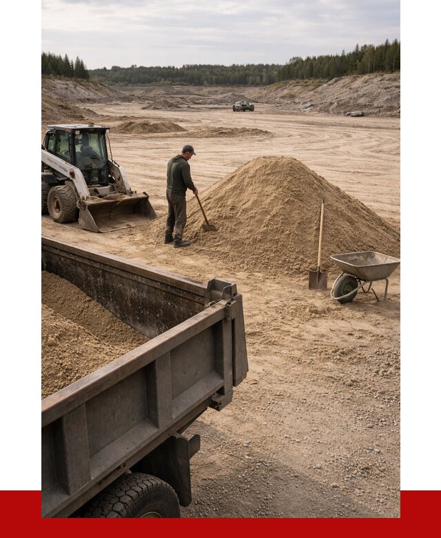 Карьерный песок среднезернистый в Магадане, от 2249 р. ПРОНЕРУДМгд