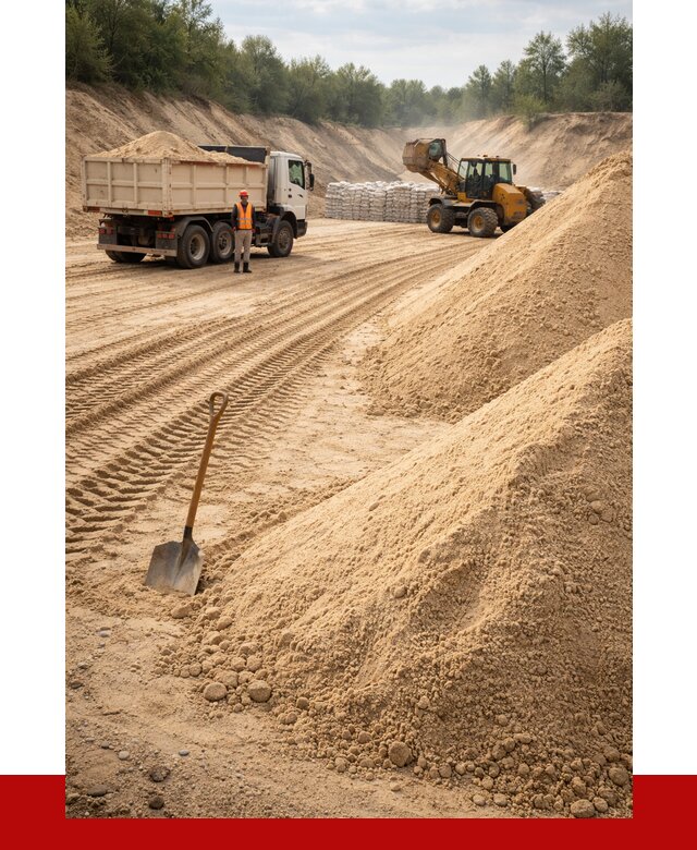 Карьерный песок мелкозернистый в Магадане от 9201 р. | ПРОНЕРУДМгд