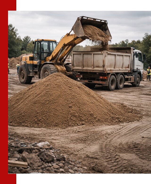 Доставка речного песка навалом в Магадане быстро и выгодно