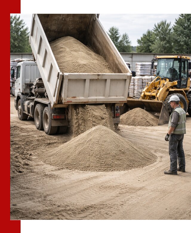Поставка и доставка песка для бетона в Магадане