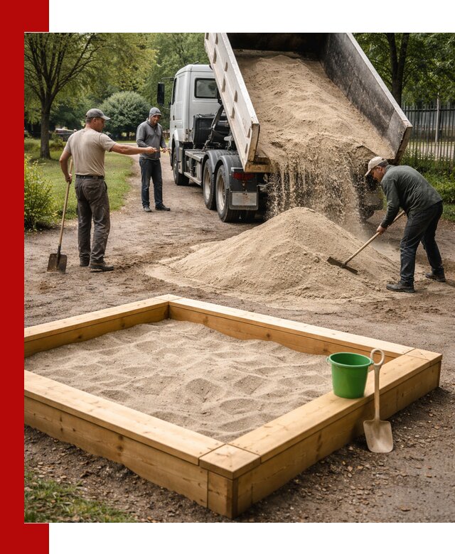 Песок для песочницы с доставкой в Магадане недорого и чистый