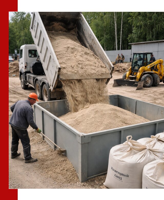 Кварцевый песок для фильтра в Магадане — доставка и качество