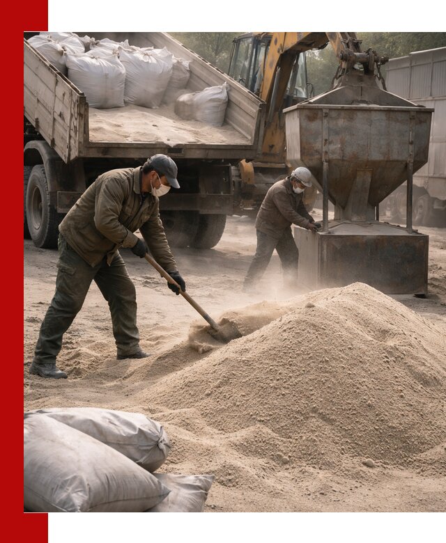 Кварцевый песок для пескоструя в Магадане — доставка и качество