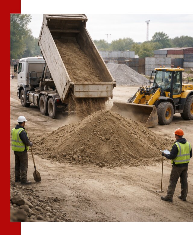 Доставка и продажа пескогрунта оптом и в розницу в Магадане