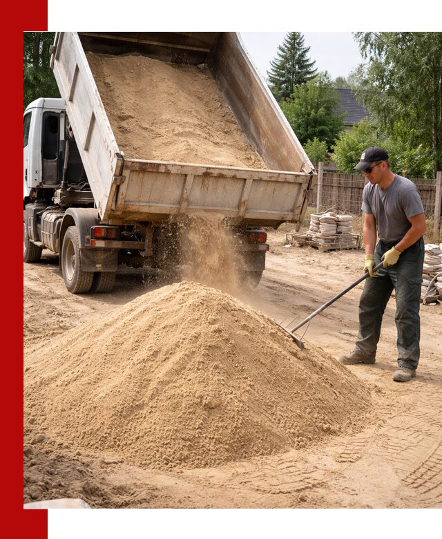 Доставка сухого песка самосвалами в Магадане