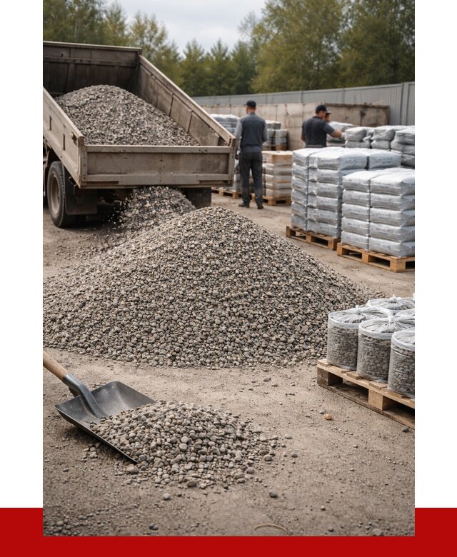 Гравий фракция 5-20 в Магадане купить от 2351 р. ПРОНЕРУДМгд