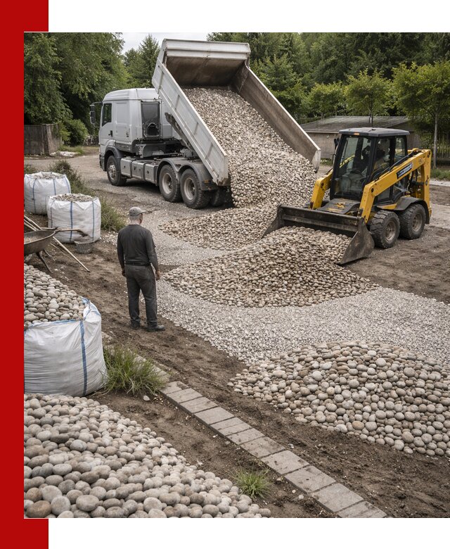 Доставка морской гальки оптом и в розницу в Магадане