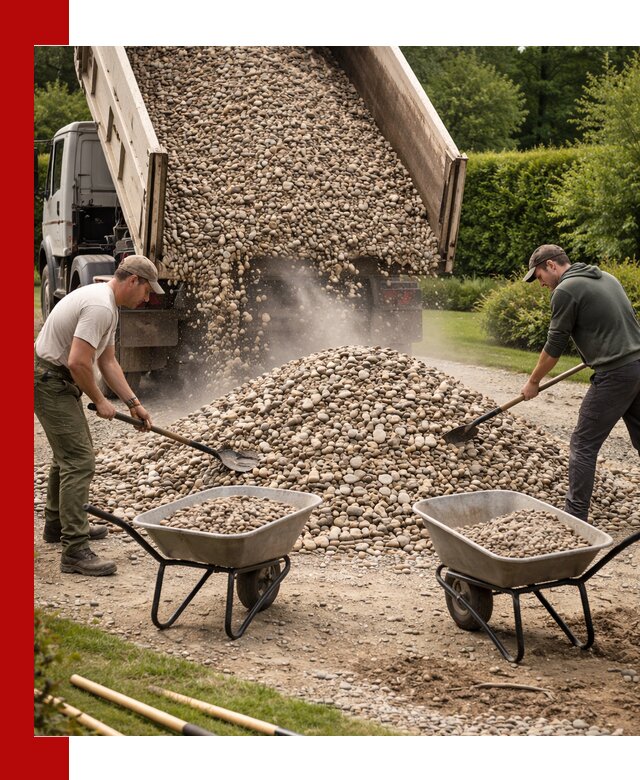 Доставка и продажа декоративной гальки в Магадане