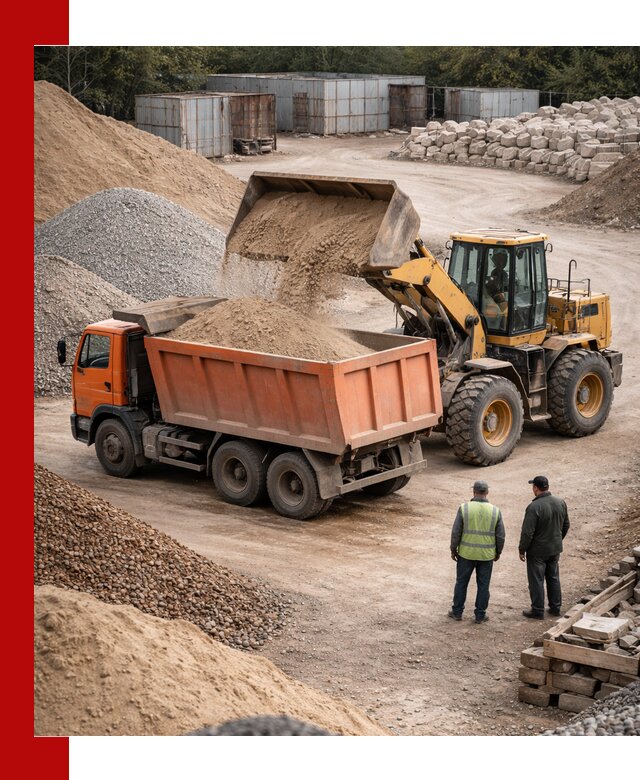 Доставка сыпучих смесей и смесей для стройки в Магадане