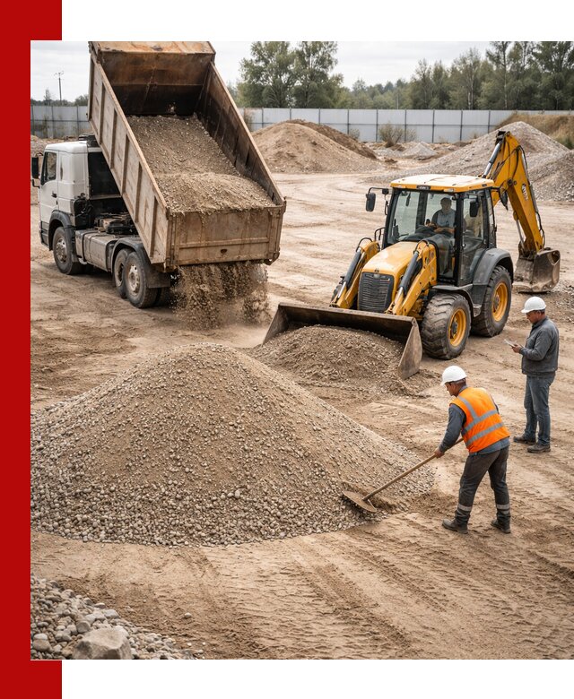 Поставка и доставка ПГС С4 в мешках и самосвалах в Магадане