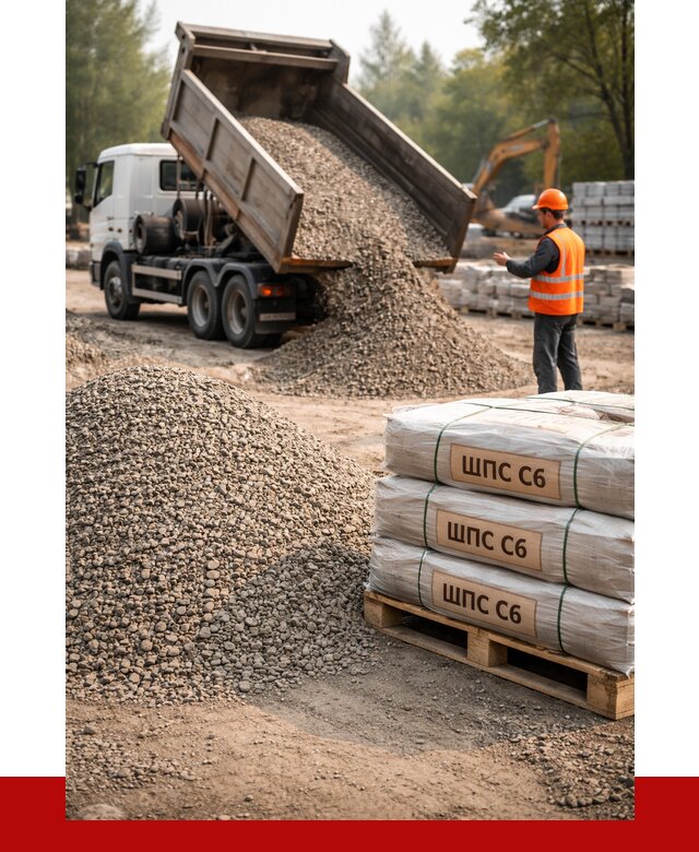 ЩПС С6 в Магадане с доставкой от 2249 р. за куб | ПРОНЕРУДМгд