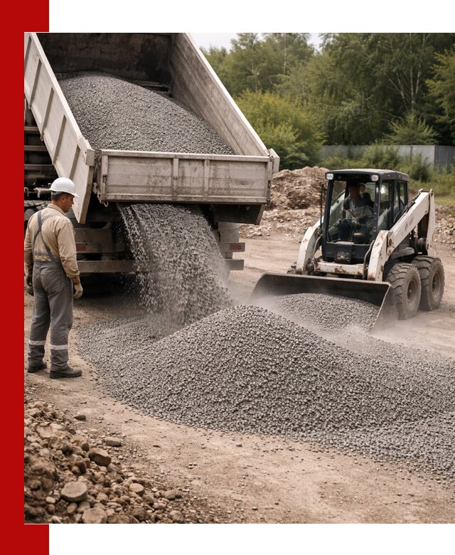 Доставка гравийного отсева 0-5 в Магадане оптом и в розницу