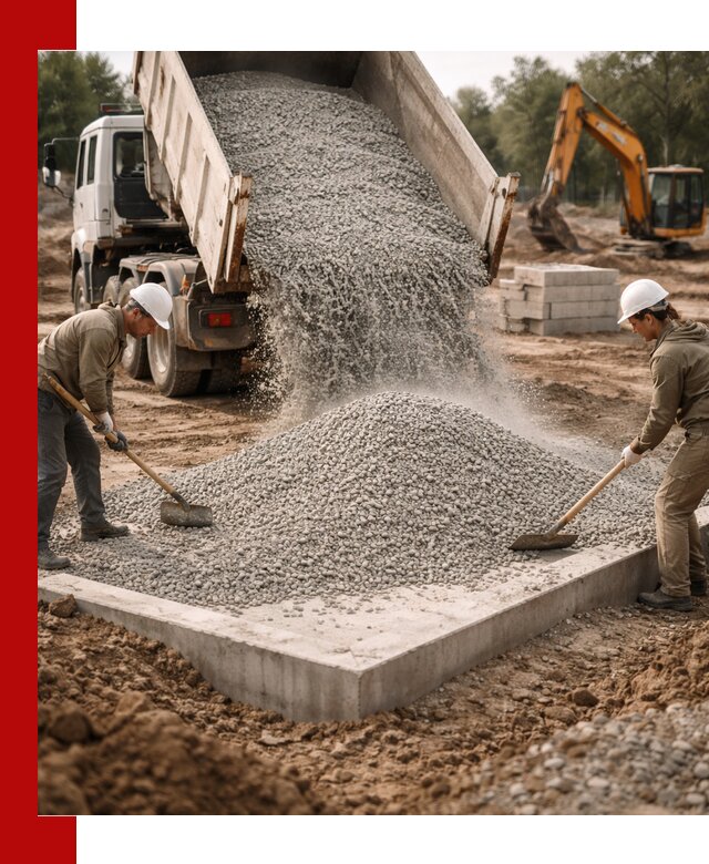 Доставка и продажа отсева для бетона в Магадане