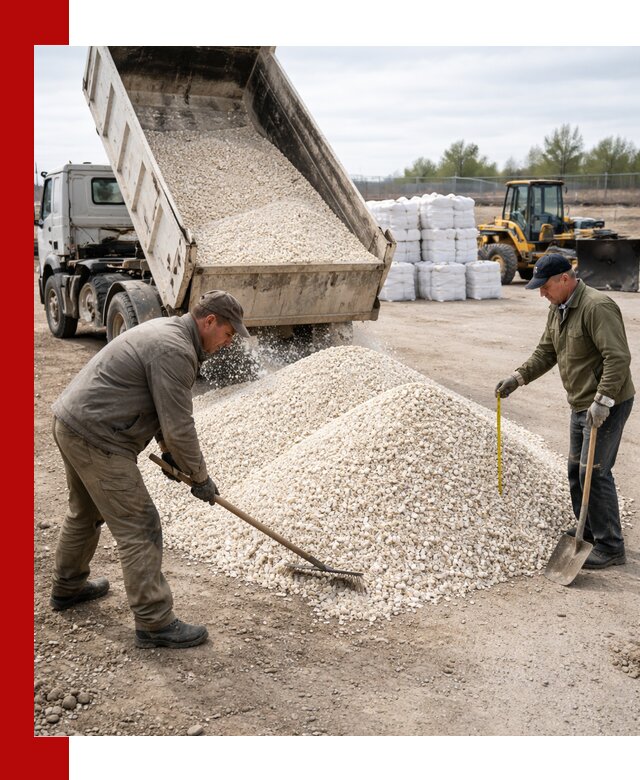 Мраморная крошка с доставкой и разгрузкой в Магадане
