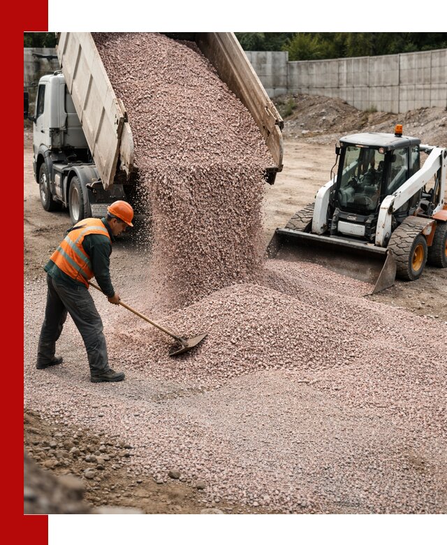 Крошка розовый гранит с доставкой в Магадане от производителя