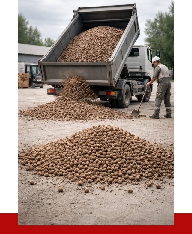 Керамзит с доставкой в Магадане от 4294 р. за м3 | ПРОНЕРУДМгд