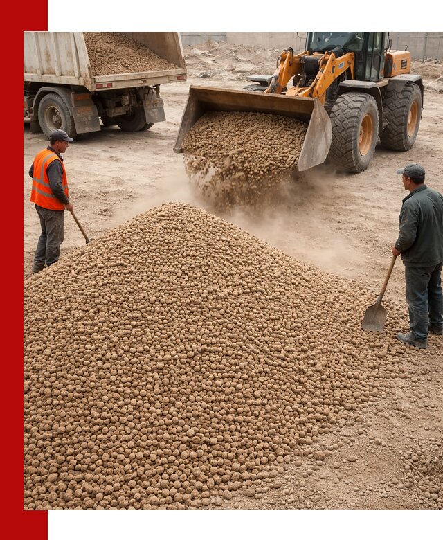 Керамзит фракция 10-20 с доставкой в Магадане