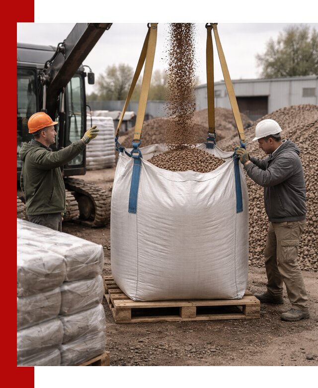 Керамзит в биг-бегах с доставкой в Магадане