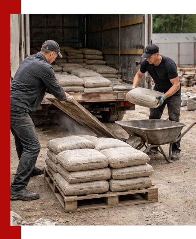 Пескобетон М300 с доставкой в Магадане по выгодной цене