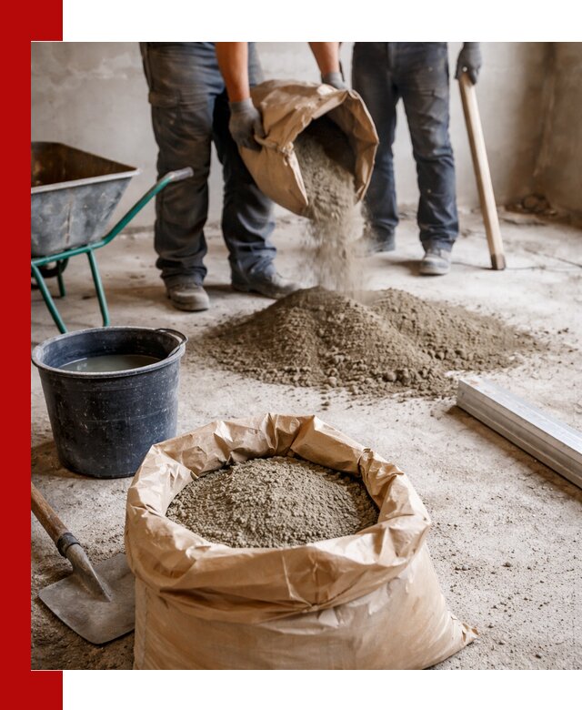 Доставка сухой смеси для стяжки в Магадане