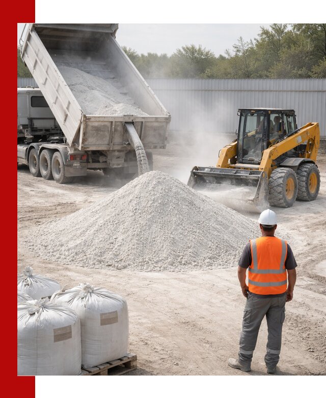 Доставка и продажа известняковой муки в Магадане